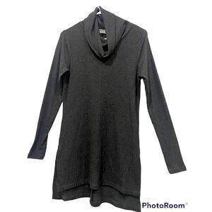 Harmony Balance NWT women’s long sleeve turtleneck gray cardigan size small​​